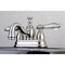 Kingston Brass KS7108WLL 4" Centerset Bathroom Faucet, Brushed Nickel KS7108WLL - alternate 2